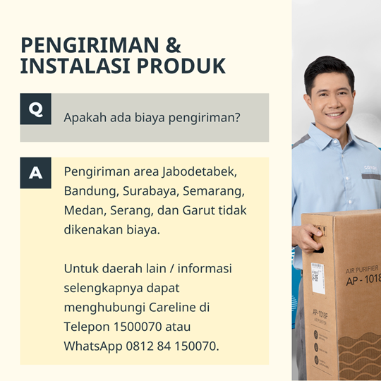 Proses Pengiriman Coway – Estimasi Waktu & Area Layanan