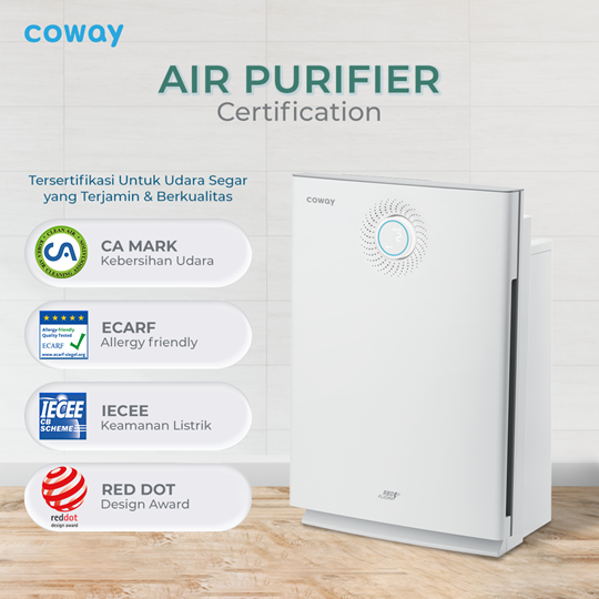 Sertifikasi Udara Coway – Teknologi Penyaring Udara Bersertifikat